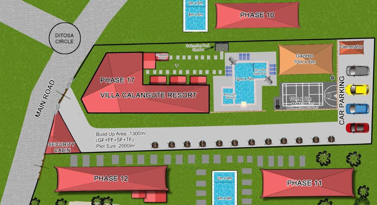 Villa Calangute Phase 12 מראה חיצוני תמונה